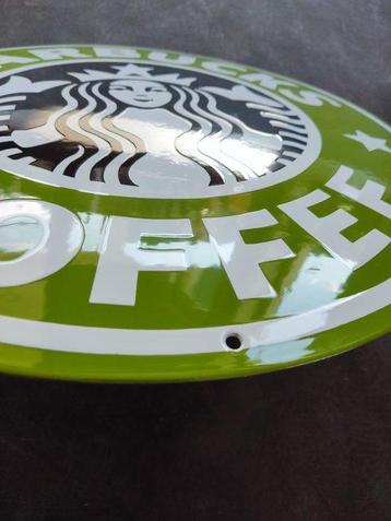 Starbucks - Coffee Starbucks Cafe enamel sign Emailschild