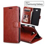 Samsung Galaxy S7 Edge - Leren Wallet Flip Case Cover Cas, Télécoms, Verzenden