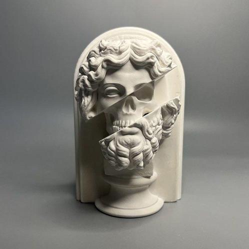 Beeldje - Modern sculpture figurine bust combining classical, Antiek en Kunst, Curiosa en Brocante