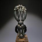 Âge du bronze Bronze Etendard avec deux chèvres. 12,5 cm H., Verzamelen