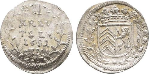 1 Kreuzer 1681 Sm Hanau Gesamthaus: Friedrich Casimir, 16..., Timbres & Monnaies, Monnaies | Europe | Monnaies non-euro, Envoi