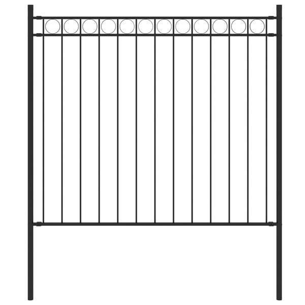 Tuinhek 1,7x0,8m zwart | Retour Deal | Tuinliefhebbers, Tuin en Terras, Tuinhekken en Hekwerk, Nieuw, IJzer, Tuinhek, Verzenden