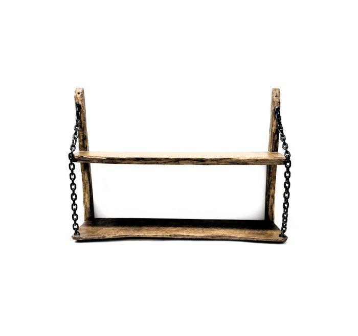 Étagère - Étagère murale en bois faite à la main au style, Antiquités & Art, Curiosités & Brocante