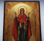 Icône - Intercession de la Vierge, icône bulgare peinte à la