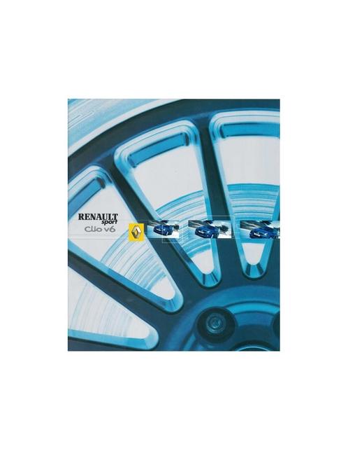 2003 RENAULT CLIO V6 BROCHURE NEDERLANDS, Livres, Autos | Brochures & Magazines