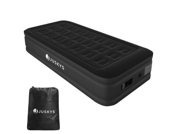 Veiling - Luchtbed zelfopblaasbaar zwart 191x91x44 cm, Caravanes & Camping, Matelas pneumatiques