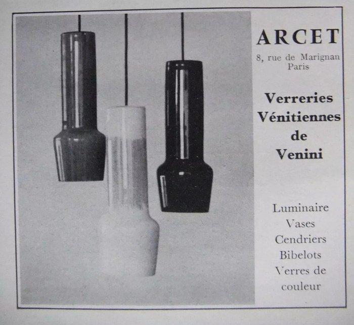 Venini - Massimo Vignelli - Kroonluchter - Vetro Murano 1956, Antiek en Kunst, Antiek | Verlichting