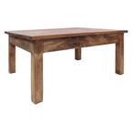 vidaXL Salontafel 98x73x45 cm massief mahoniehout, Huis en Inrichting, Tafels | Salontafels, Verzenden, Nieuw