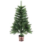 vidaXL Kunstkerstboom met levensechte naalden 65 cm groen, Verzenden, Nieuw