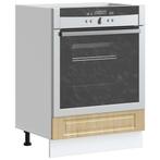 vidaXL Ovenkast Porto bewerkt hout sonoma eikenkleurig, Huis en Inrichting, Kasten | Overige, Verzenden, Nieuw