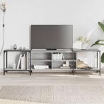 vidaXL Tv-meubel 203x37x50 cm bewerkt hout grijs sonoma, Nieuw, Verzenden