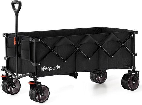 2dekans | LifeGoods Bolderkar - XXL - Opvouwbaar - 300L -, Caravanes & Camping, Chariots, Enlèvement ou Envoi