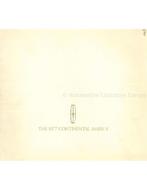 1977 LINCOLN CONTINENTAL MARK V BROCHURE ENGELS (USA)