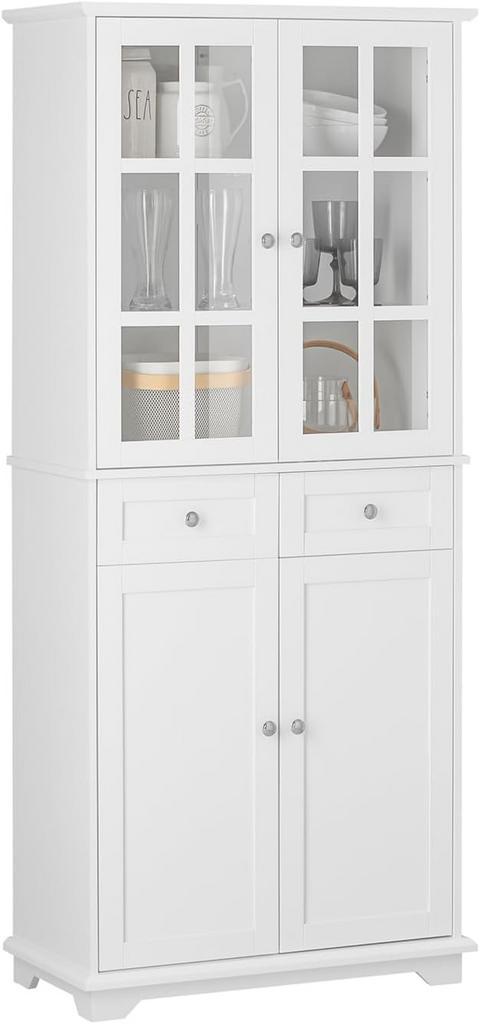 2dekans | SoBuy Keukenkast - FSB76-W - MDF - Max. 100kg -, Huis en Inrichting, Woonaccessoires | Overige, Ophalen of Verzenden