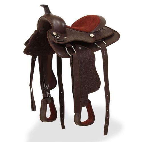 vidaXL Selle, bridon et col de poitrine Cuir véritable, Animaux & Accessoires, Chevaux & Poneys | Autres trucs de cheval, Neuf