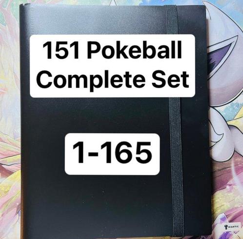 Pokémon - Complete PokeBall Holo 151 - 165 Card - MASTER SET, Hobby en Vrije tijd, Verzamelkaartspellen | Pokémon