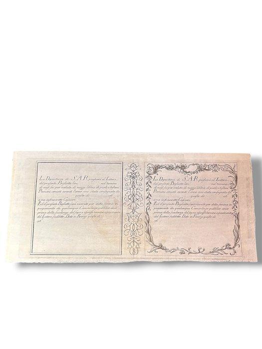 Italië. - 1 Libbra 1767 Depositeria Granducale di Toscana -, Timbres & Monnaies, Billets de banque | Europe | Billets non-euro