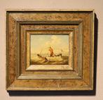 Franse school (XX) - Zeezicht met boten