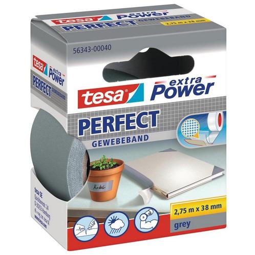 Tesa extra Power Perfect, ft 38 mm x 2,75 m, grijs, Maison & Meubles, Accessoires pour la Maison | Autre