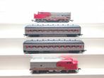 Bachmann, Modelpower H0 - Treinset (4) - 4-delige set met 2x, Nieuw