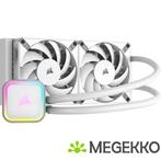 Corsair iCUE H100i ELITE RGB Liquid CPU Cooler White, Computers en Software, Verzenden, Nieuw
