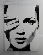 Kate Moss - handpainted and signed - by artist Vincent Mink., Verzamelen, Nieuw