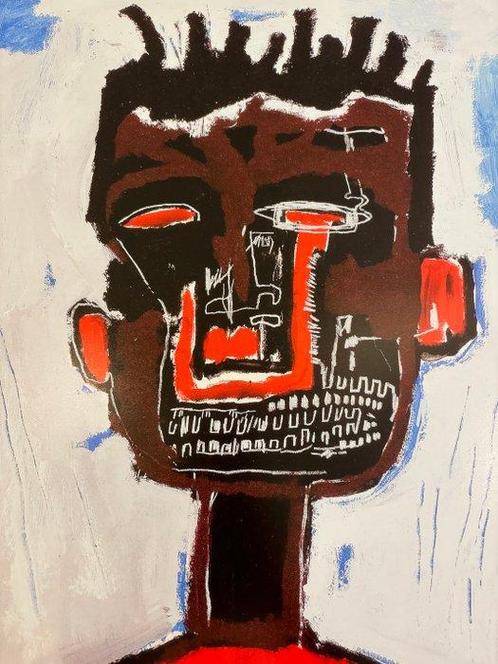 Jean-Michel Basquiat - Self Portrait / 1984, Antiek en Kunst, Kunst | Tekeningen en Fotografie
