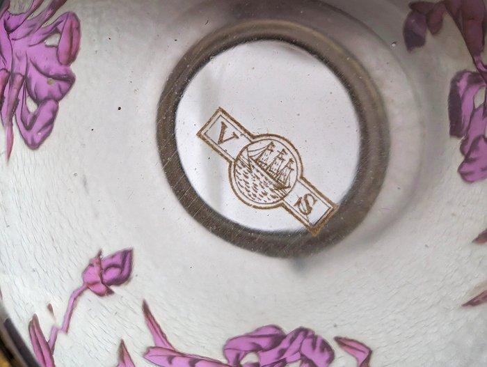 Ijsemmer - Iris - Vrijgemaakt met zuur - ART Nouveau Victor, Antiquités & Art, Art | Objets design