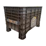 Palletbox 640x1040x670mm gesloten 285 liter 4 poten, Ophalen of Verzenden