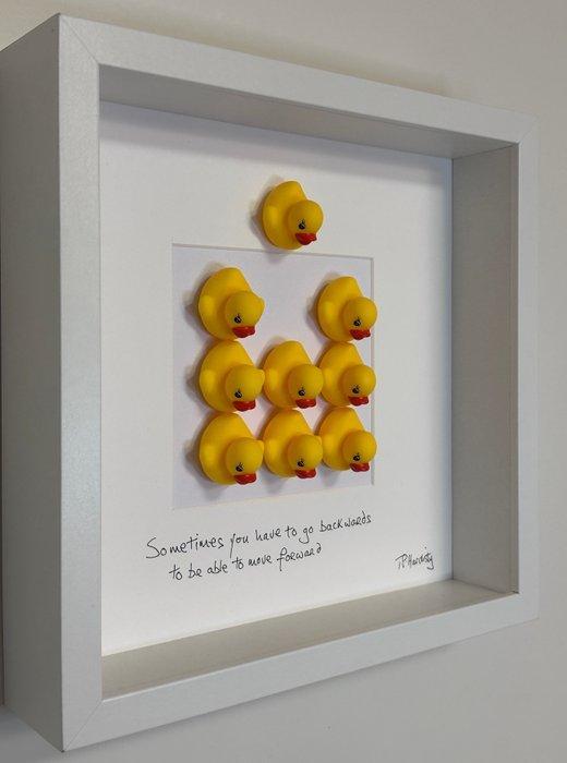 T P Hardisty - Sometimes you have to go backwards to be able, Antiek en Kunst, Kunst | Schilderijen | Modern