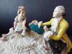 Karl Ens, Volkstedt - Figurine - Rokokopaar mit kleinem Hund