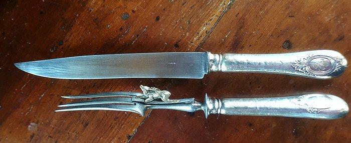 Tafelmes - Zilver - Service à découper, Antiek en Kunst, Antiek | Zilver en Goud