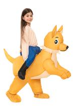 KIMU® Opblaas Kostuum Kinderen Zittend Op Shiba Hond 80 86 9, Kinderen en Baby's, Ophalen of Verzenden, Nieuw