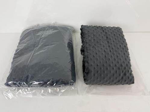 Veiling - 2x Fleece hoes voor verzwaringsdeken, Huis en Inrichting, Slaapkamer | Beddengoed, Gebruikt