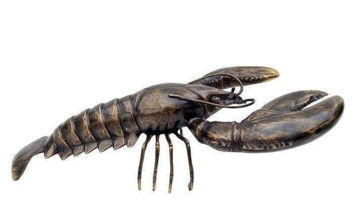 Figurine - Lifelike Lobster - Bronze, Antiquités & Art, Curiosités & Brocante
