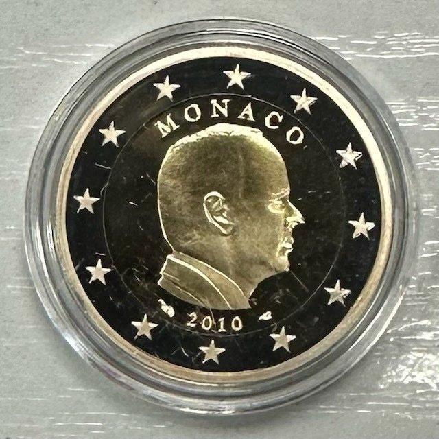 Monaco. 2 Euro 2010 Albert II Proof (Zonder Minimumprijs), Postzegels en Munten, Munten | Europa | Euromunten