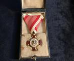 Autriche - Armée/infanterie - Médaille de service - Croix, Verzamelen, Militaria | Tweede Wereldoorlog