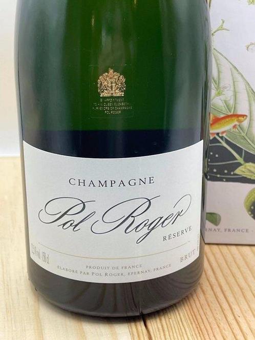 Pol Roger, reserve - Champagne Brut - 1 Magnum (1,5 L), Verzamelen, Wijnen