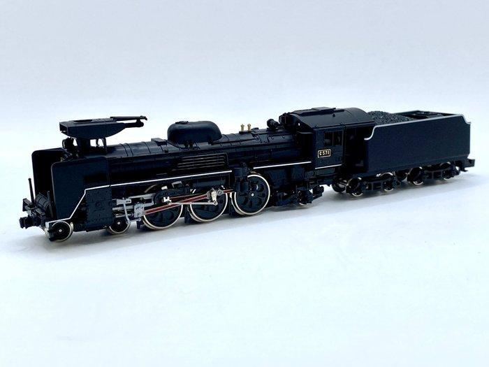 Kato N - 2007-1 - Modeltrein (1) - C57 Yamaguchi-go type, Hobby en Vrije tijd, Modeltreinen | N-Spoor