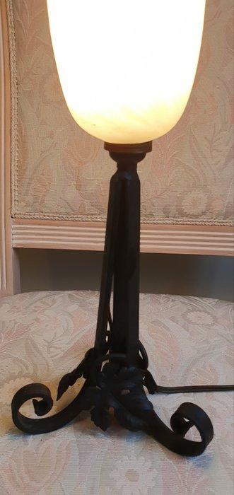 Tafellamp - Smeedijzer - smeedijzeren lamp, Antiek en Kunst, Kunst | Designobjecten