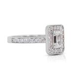 Ring - 18 karaat Witgoud - 1.51ct. tw. Diamant (Natuurlijk), Nieuw