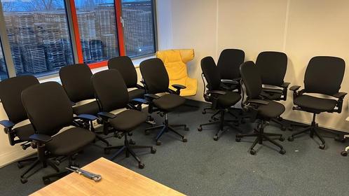 Refurbished Steelcase Leap V2 Bureaustoel, Ergonomisch, Huis en Inrichting, Bureaustoelen, Bureaustoel, Zwart, Zo goed als nieuw