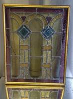 Art Deco Glas-in-loodraam - 1930-1940 - Glas in lood