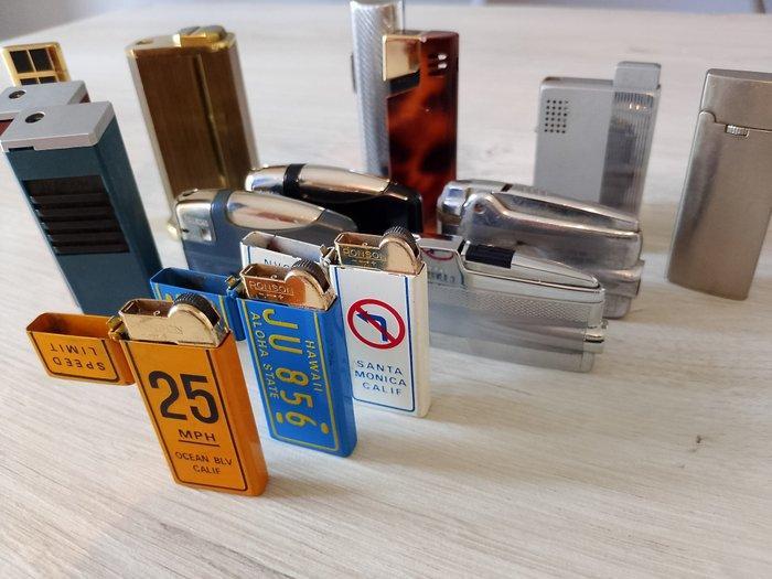 Ronson - Zonder Minimumprijs - Zakaansteker - Messing,, Verzamelen, Rookartikelen, Aanstekers en Luciferdoosjes