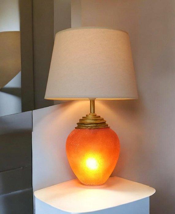 Lamp - De Franse Ontwerper - Glas-soufflé bij de mond, Antiquités & Art, Curiosités & Brocante