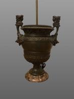 Tafellamp - Brons, Antiquités & Art, Antiquités | Autres Antiquités