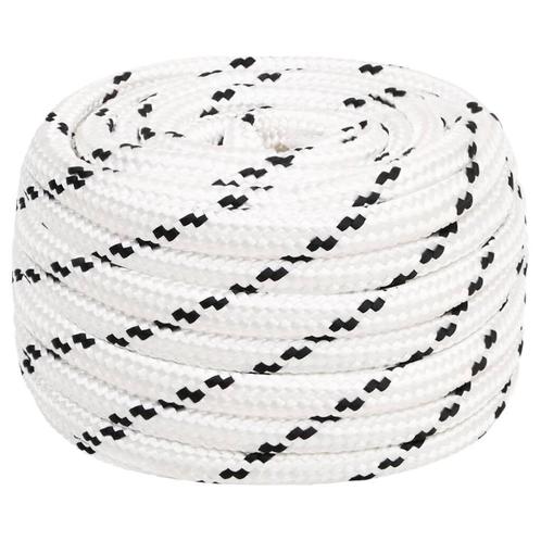 Gevlochten Touw - Wit - 20mm x 100m | Retour Deal | 35% k..., Watersport en Boten, Accessoires en Onderhoud, Nieuw, Lijn of Blok