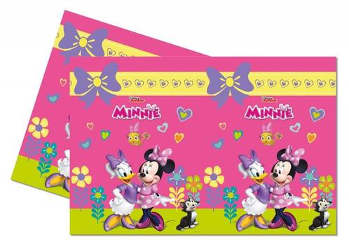 Minnie Mouse Tafelkleed Happy 1,8m, Hobby en Vrije tijd, Feestartikelen, Nieuw, Verzenden