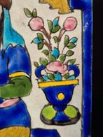 Tegel met Rostam - Aardewerk - Middle East - Qajar dynastie, Antiek en Kunst