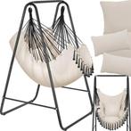 Tweedekans | tectake® Hangstoel Boho-stijl met decoratieve, Ophalen of Verzenden, Nieuw